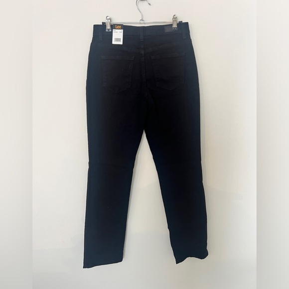 Lee Black Relaxed Fit Straight Leg High Rise Jean - Picture 2 of 2